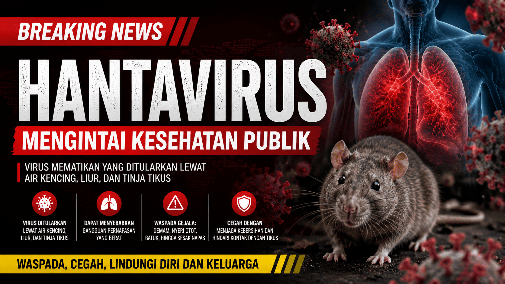 Mengenal Penyakit Virus Hanta dari Hewan Pengerat