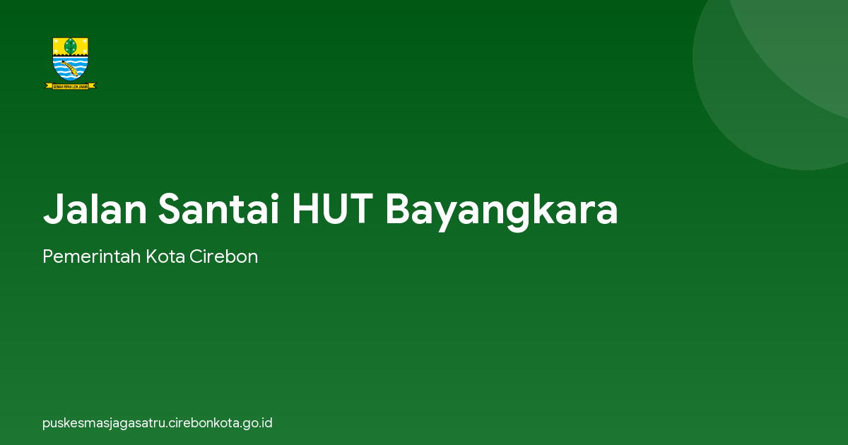 Jalan Santai HUT Bayangkara