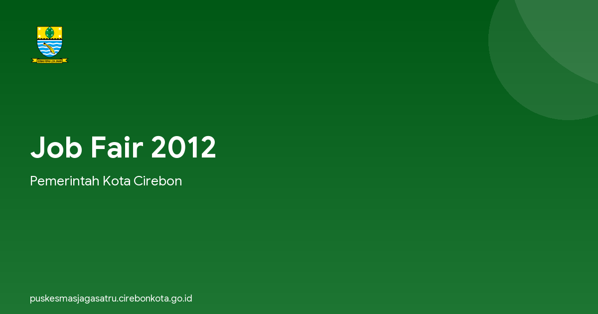 Job Fair 2012