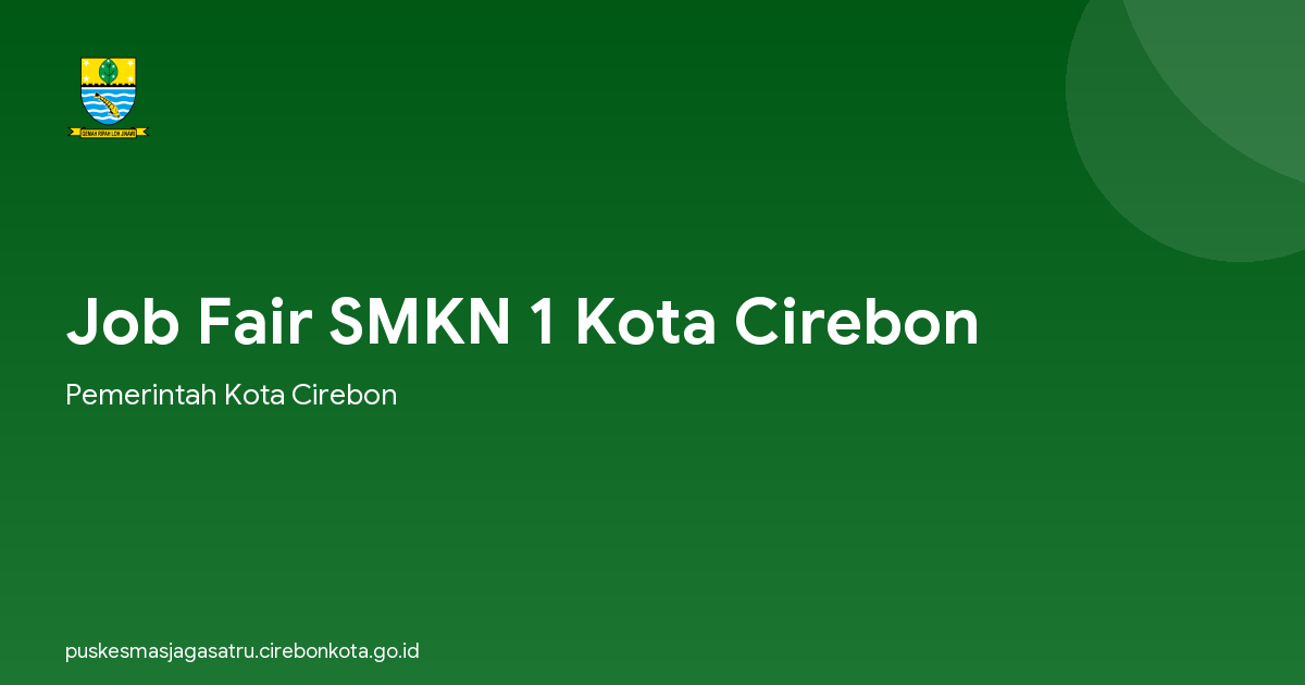 Job Fair SMKN 1 Kota Cirebon
