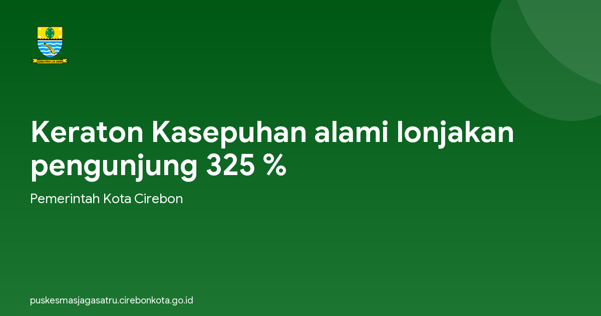 Keraton Kasepuhan alami lonjakan pengunjung 325 %