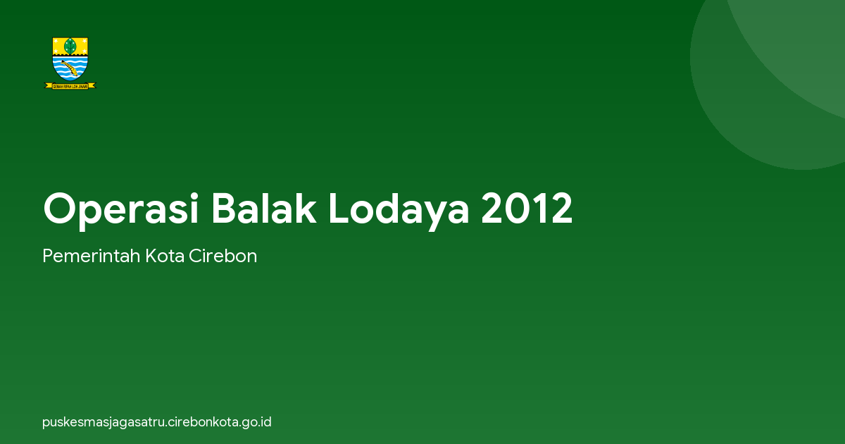 Operasi Balak Lodaya 2012