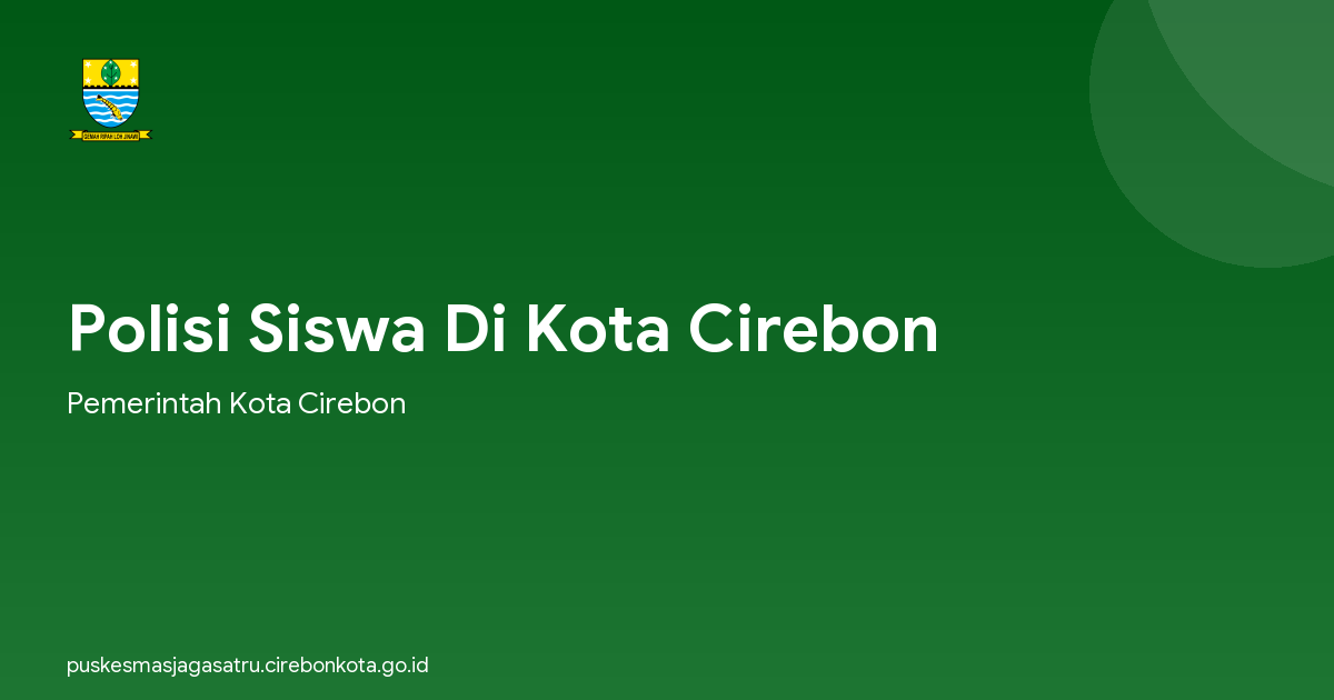 Polisi Siswa Di Kota Cirebon