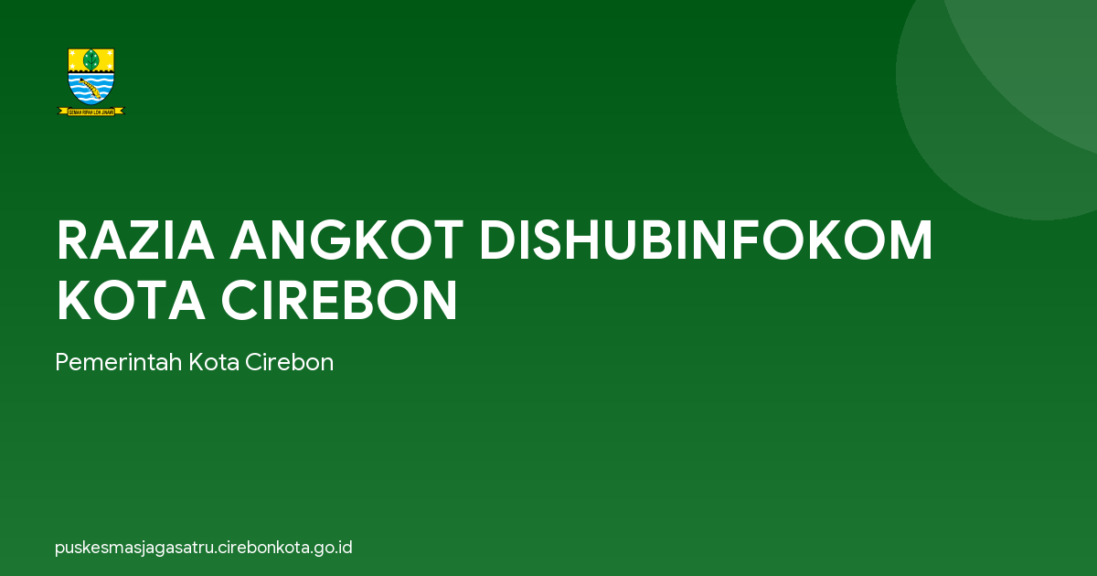 RAZIA ANGKOT DISHUBINFOKOM KOTA CIREBON